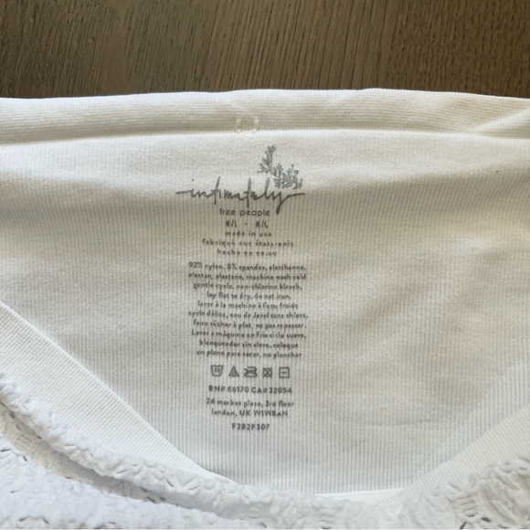 Free People Intimately Seamless Strapless Tube Top Size M/L in Ivory NWOT - Picture 6 of 7